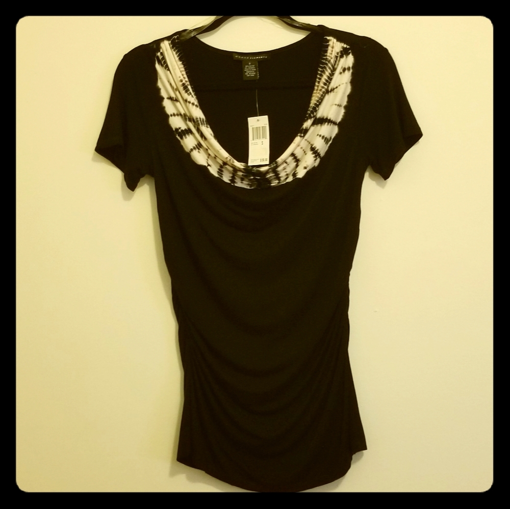 Grace Elements Scoop Neck Blouse NWT